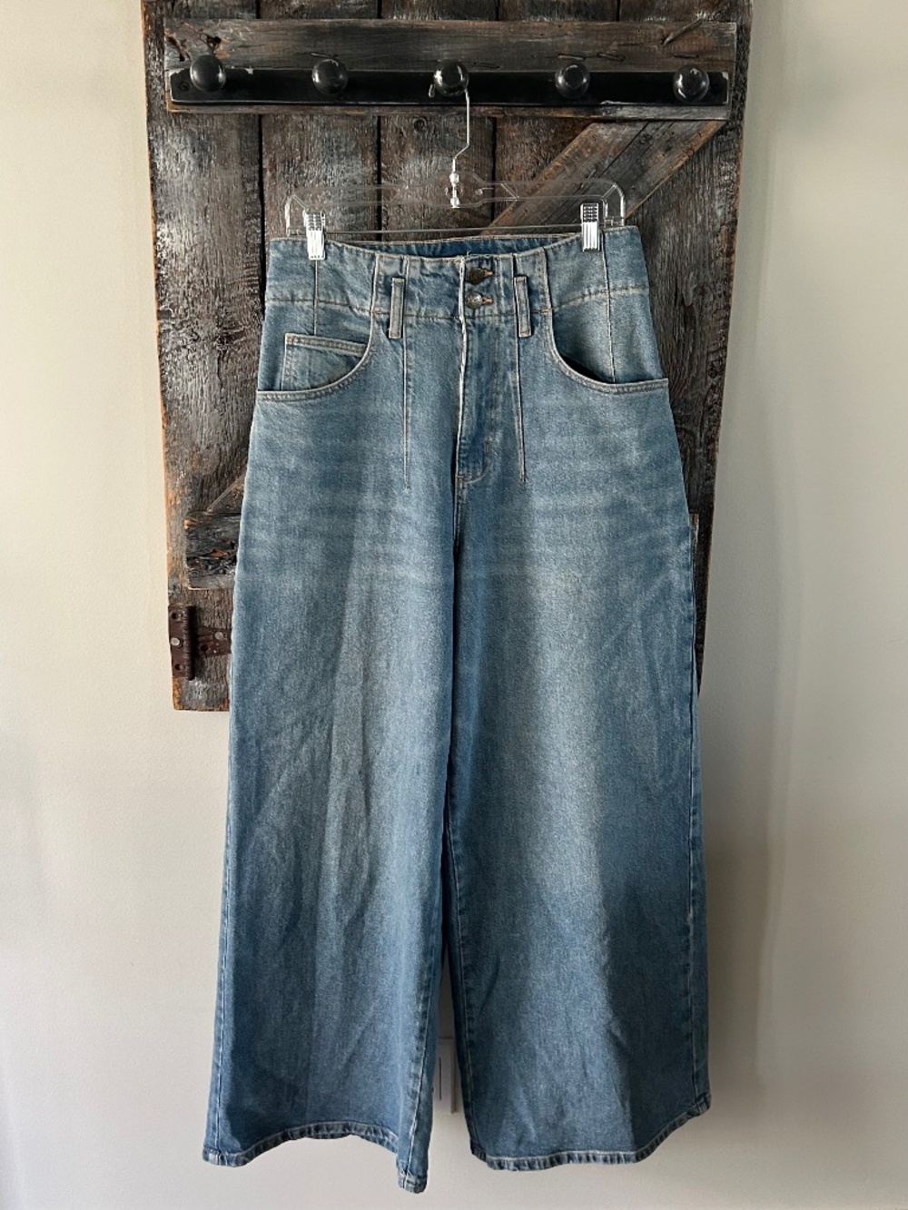 Women's Lee Wide Leg Stone Wash Jeans